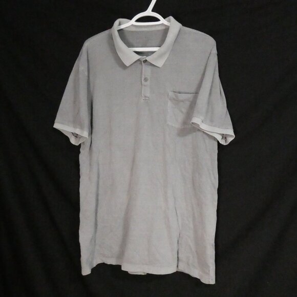 CALVIN KLEIN | XXL | Classic Grey Cotton Polo Shirt with Pocket - Picture 1 of 12